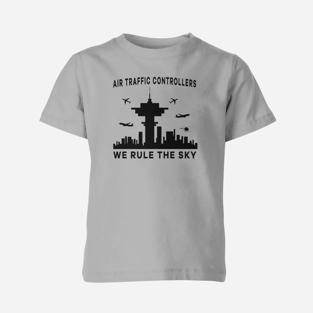 Air Traffic Controllers - We Rule The Sky Designed Children T-Shirts