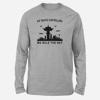 Thumbnail for Air Traffic Controllers - We Rule The Sky Designed Long-Sleeve T-Shirts