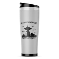 Thumbnail for Air Traffic Controllers - We Rule The Sky Designed Stainless Steel Travel Mugs