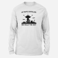 Thumbnail for Air Traffic Controllers - We Rule The Sky Designed Long-Sleeve T-Shirts