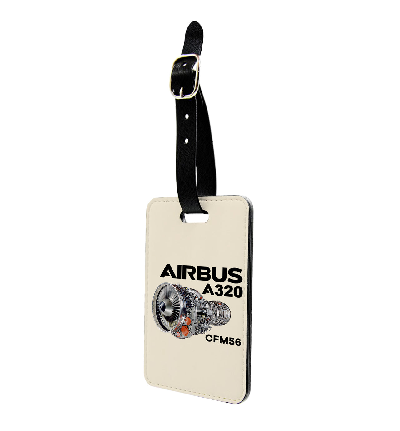 Airbus A320 & CFM56 Engine.png Designed Luggage Tag