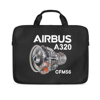 Thumbnail for Airbus A320 & CFM56 Engine.png Designed Laptop & Tablet Bags