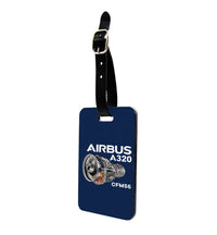 Thumbnail for Airbus A320 & CFM56 Engine.png Designed Luggage Tag