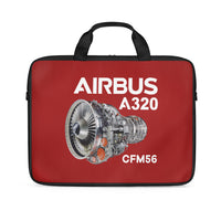 Thumbnail for Airbus A320 & CFM56 Engine.png Designed Laptop & Tablet Bags