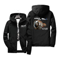 Thumbnail for Airbus A320 & V2500 Engine Designed Windbreaker Jackets
