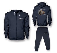 Thumbnail for Airbus A320 & V2500 Engine Designed Zipped Hoodies & Sweatpants Set