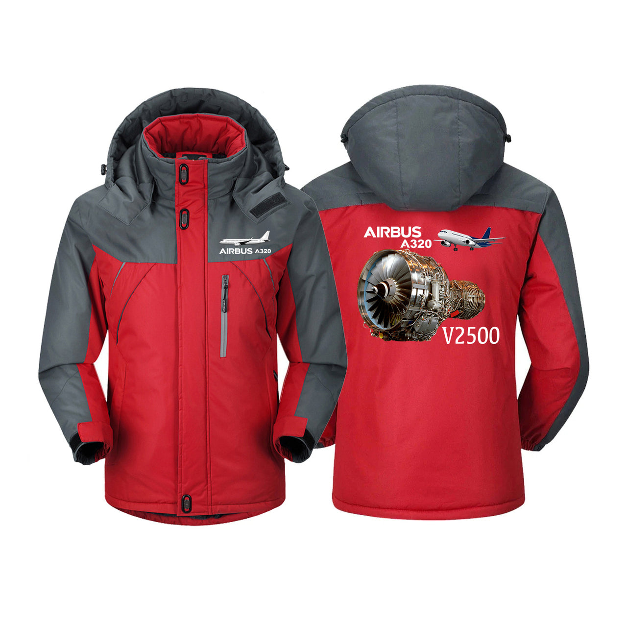 Airbus A320 & V2500 Engine Designed Thick Winter Jackets