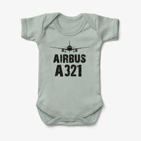 Thumbnail for Airbus A321 & Plane Designed Baby Bodysuits