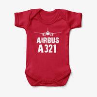 Thumbnail for Airbus A321 & Plane Designed Baby Bodysuits