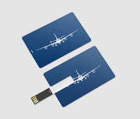 Thumbnail for Airbus A340 Silhouette Designed USB Cards