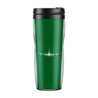 Thumbnail for Airbus A340 Silhouette Designed Travel Mugs