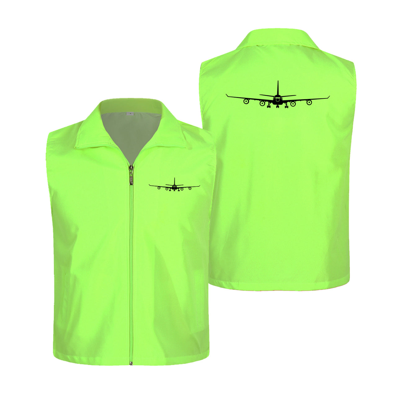 Airbus A340 Silhouette Designed Thin Style Vests