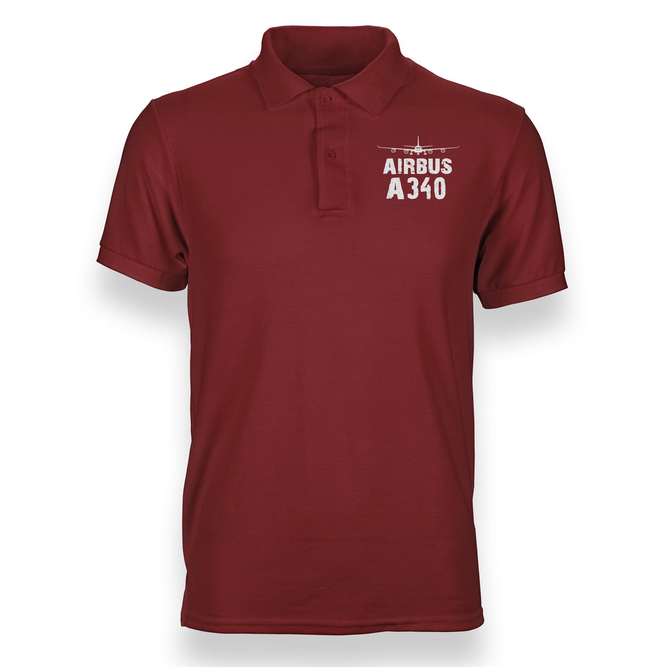 Airbus A340 & Plane Designed Polo T-Shirts