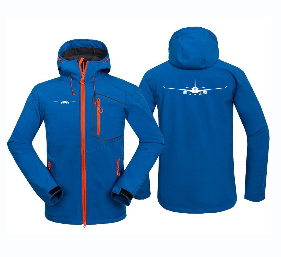 Airbus A350 Silhouette Polar Style Jackets