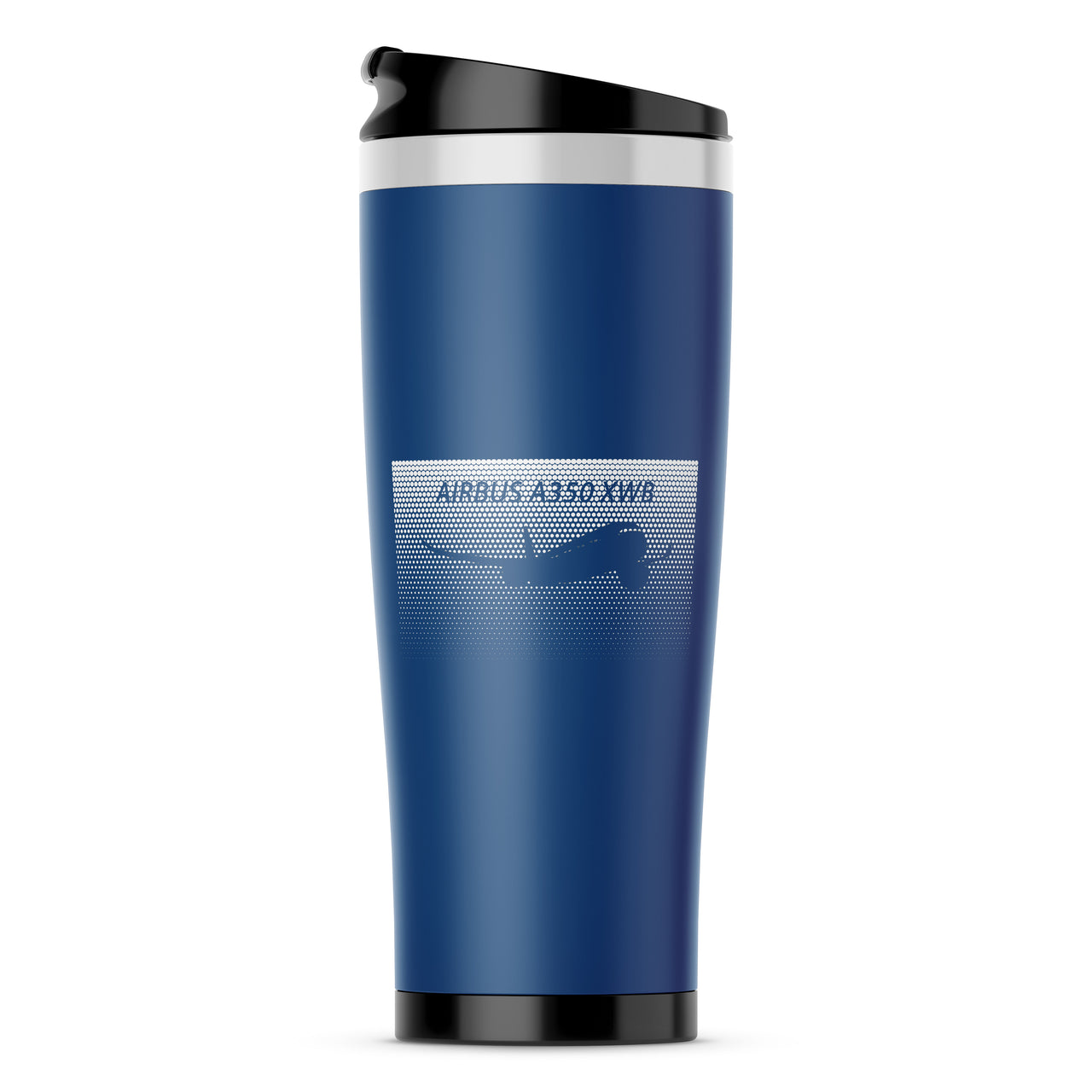 Airbus A350XWB & Dots Designed Stainless Steel Travel Mugs