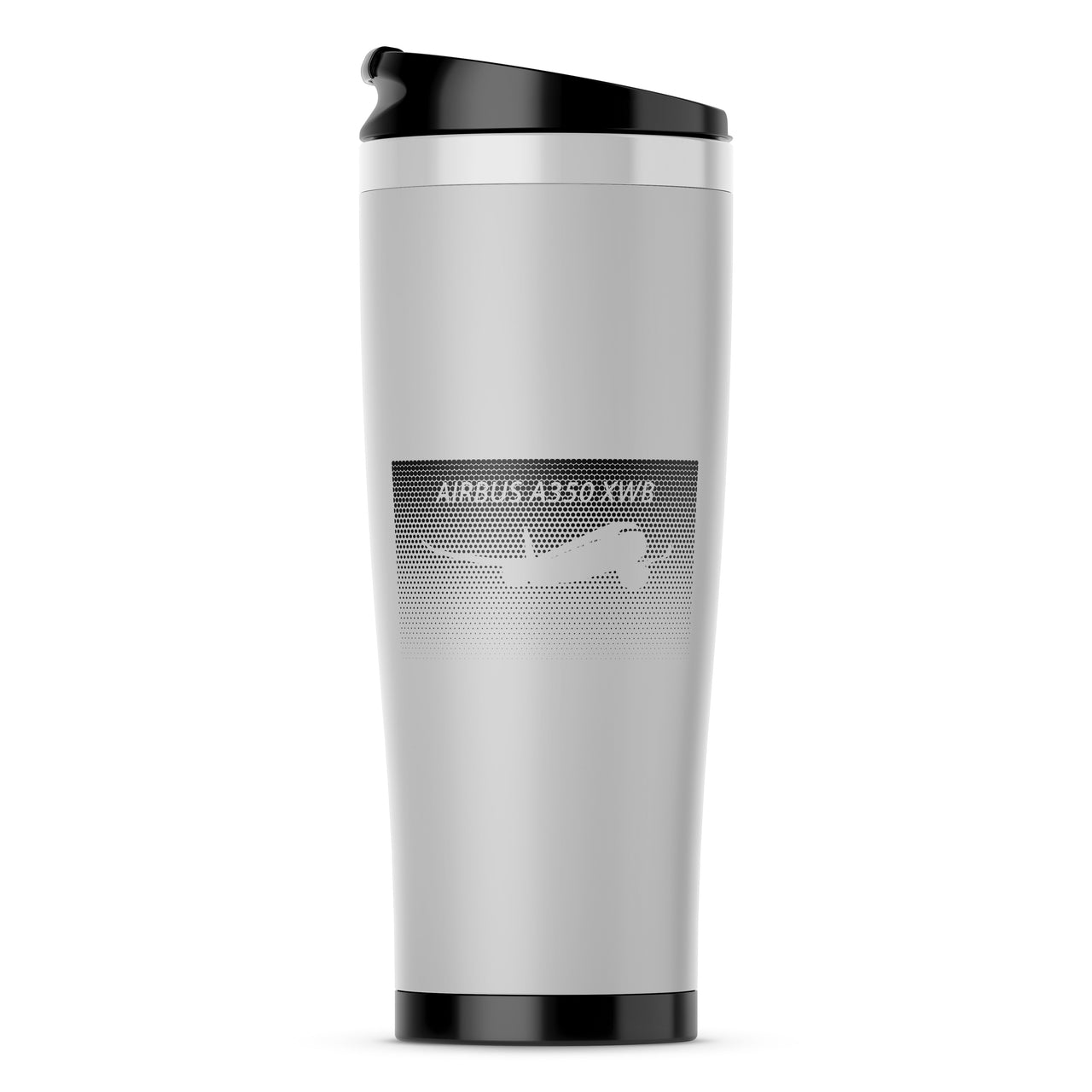 Airbus A350XWB & Dots Designed Stainless Steel Travel Mugs