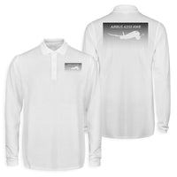 Thumbnail for Airbus A350XWB & Dots Designed Long Sleeve Polo T-Shirts (Double-Side)