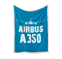Thumbnail for Airbus A350 & Plane Designed Bed Blankets & Covers
