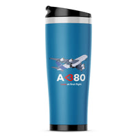 Thumbnail for Airbus A380 Love at first flight Designed Travel Mugs