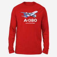 Thumbnail for Airbus A380 Love at first flight Designed Long-Sleeve T-Shirts