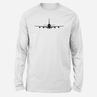 Thumbnail for Airbus A380 Silhouette Designed Long-Sleeve T-Shirts
