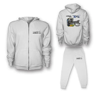 Thumbnail for Airbus A380 & GP7000 Engine Designed Zipped Hoodies & Sweatpants Set