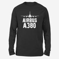 Thumbnail for Airbus A380 & Plane Designed Long-Sleeve T-Shirts