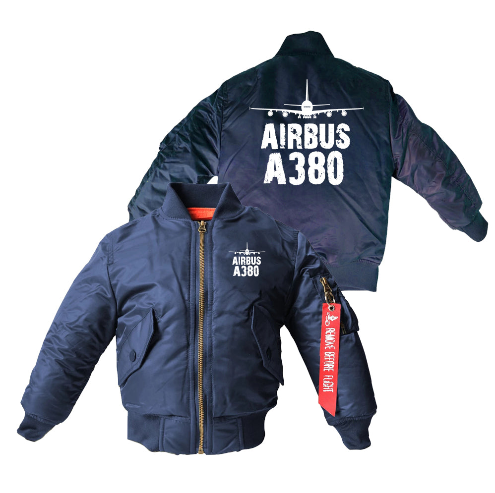 Airbus A380 & Plane Designed Children Bomber Jackets