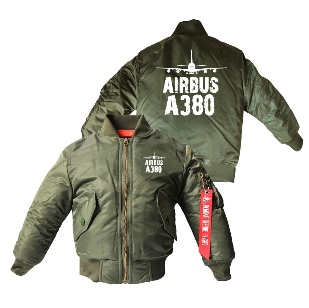Airbus A380 & Plane Designed Children Bomber Jackets