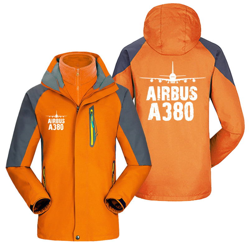 Airbus A380 & Plane Designed Thick Skiing Jackets