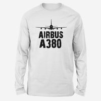 Thumbnail for Airbus A380 & Plane Designed Long-Sleeve T-Shirts