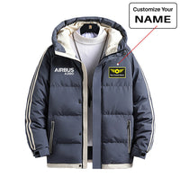 Thumbnail for Airbus A380 & Text Designed Thick Fashion Jackets