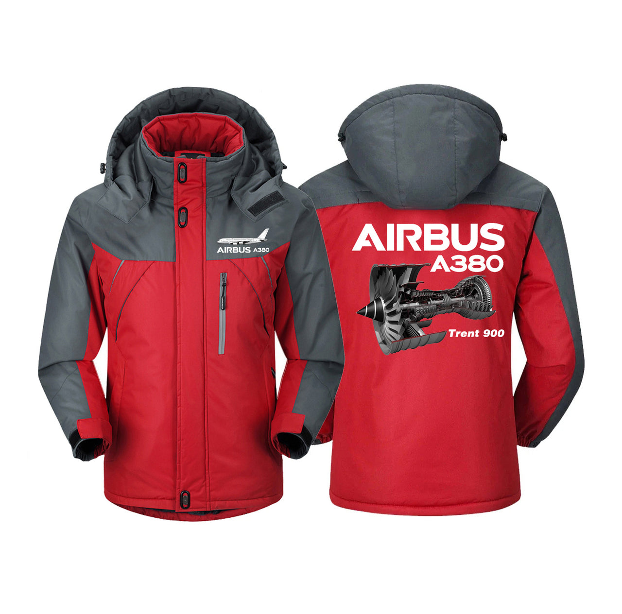 Airbus A380 & Trent 900 Engine Designed Thick Winter Jackets
