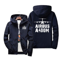 Thumbnail for Airbus A400M & Plane Designed Windbreaker Jackets