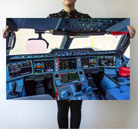 Thumbnail for Airbus A350 Cockpit Printed Posters Aviation Shop 