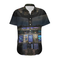 Thumbnail for Airbus A380 Cockpit Designed 3D Shirts