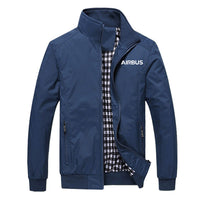 Thumbnail for Airbus & Text Designed Stylish Jackets