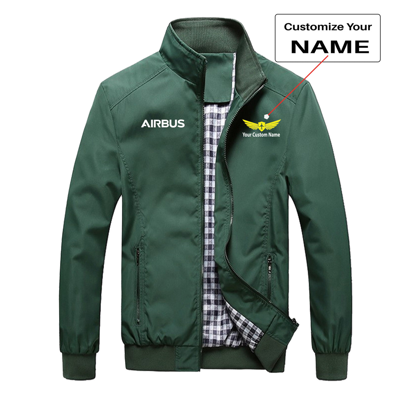 Airbus & Text Designed Stylish Jackets