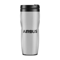 Thumbnail for Airbus & Text Designed Plastic Travel Mugs