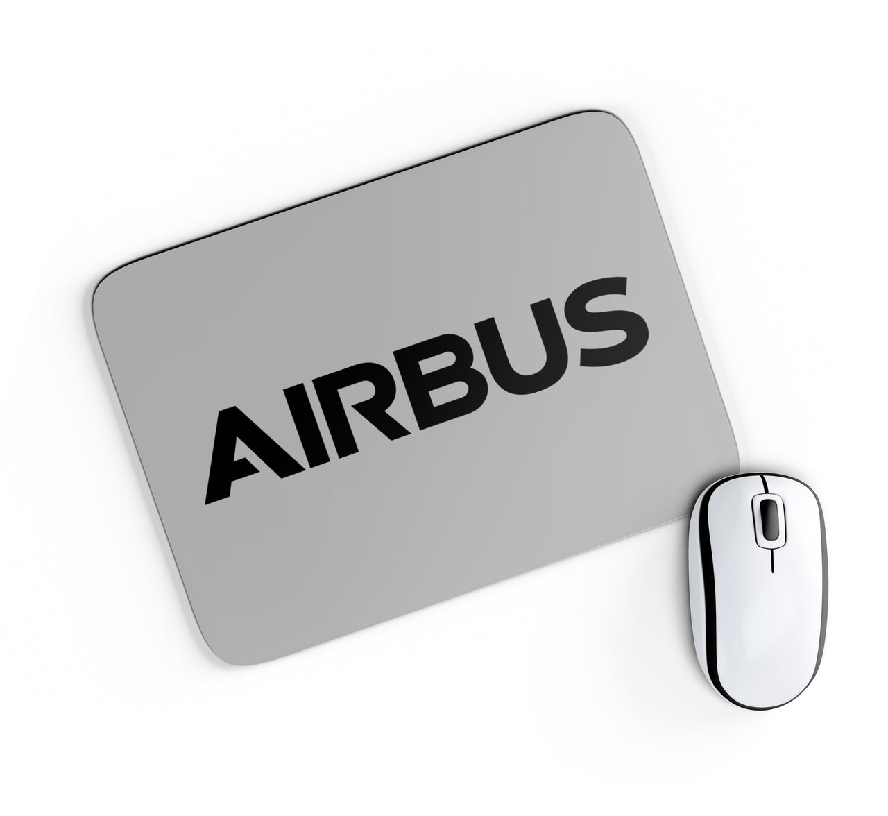 Airbus & Text Designed Mouse Pads