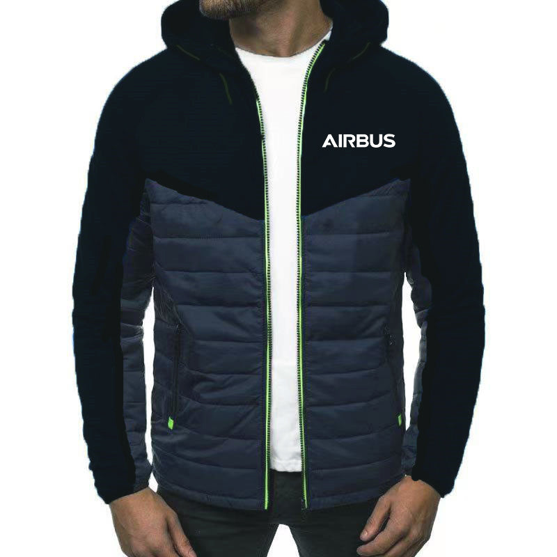 Airbus & Text Designed Sportive Jackets