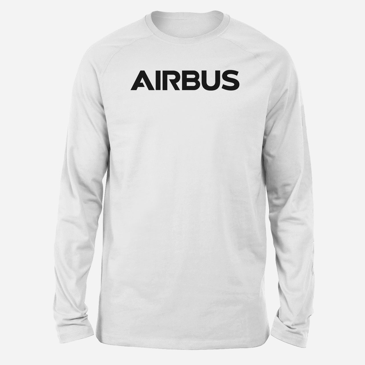 Airbus & Text Designed Long-Sleeve T-Shirts