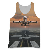 Thumbnail for Aircraft Departing from RW30 Designed 3D Tank Tops