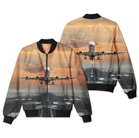 Thumbnail for Aircraft Departing from RW30 Designed 3D Pilot Bomber Jackets