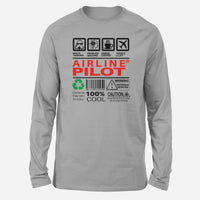 Thumbnail for Airline Pilot Label Designed Long-Sleeve T-Shirts
