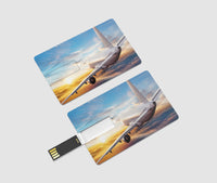 Thumbnail for Airliner Jet Cruising over Clouds Designed USB Cards