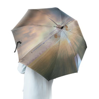 Thumbnail for Airplane Flying Over Runway Designed Umbrella