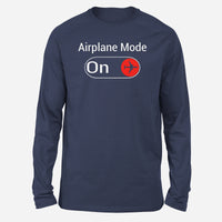 Thumbnail for Airplane Mode On Designed Long-Sleeve T-Shirts