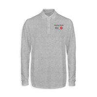 Thumbnail for Airplane Mode On Designed Long Sleeve Polo T-Shirts