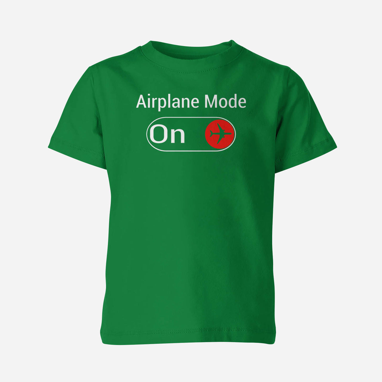 Airplane Mode On Designed Children T-Shirts